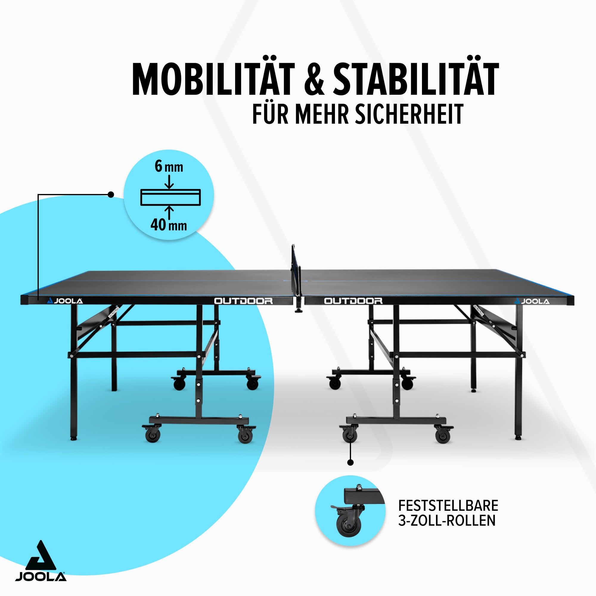 JOOLA MESA DE PING-PONG DE EXTERIOR J200A