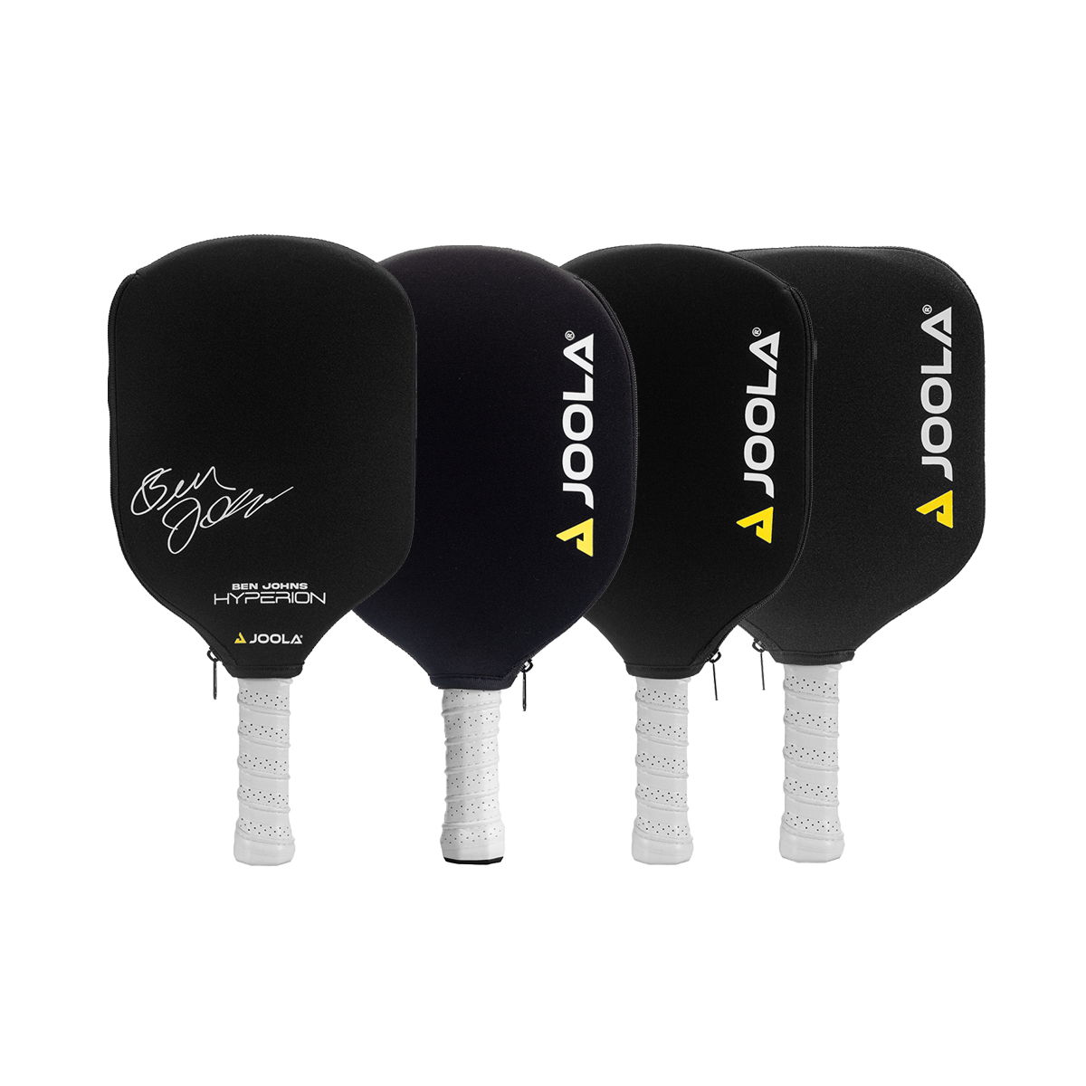 Gesamtansicht des JOOLA Neoprene Pickleball Schläger Hülle, in Szene gesetzt vor neutralem Hintergrund.