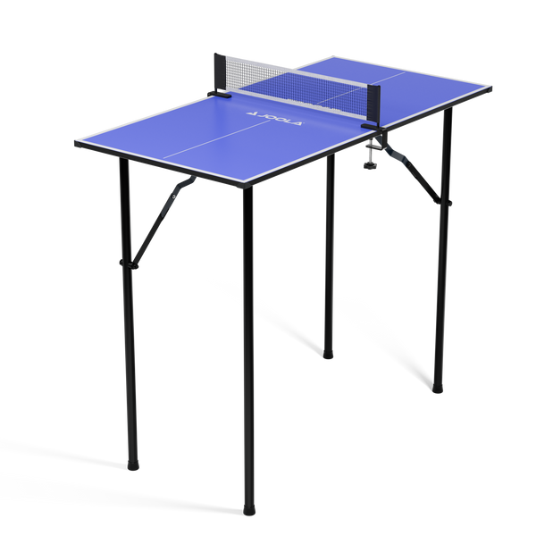 JOOLA Mini Blue – Stylish Table Tennis Table for Small Spaces