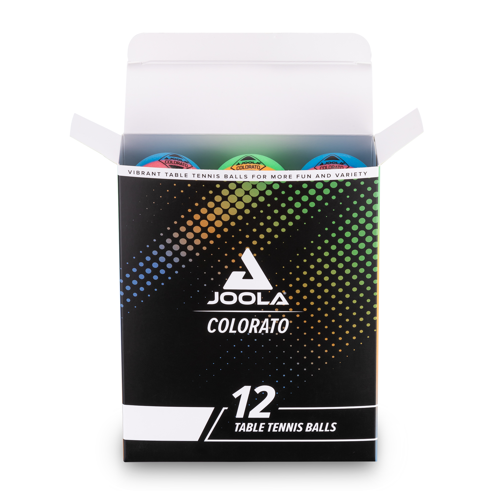 JOOLA Table Tenisball Colorato 12er