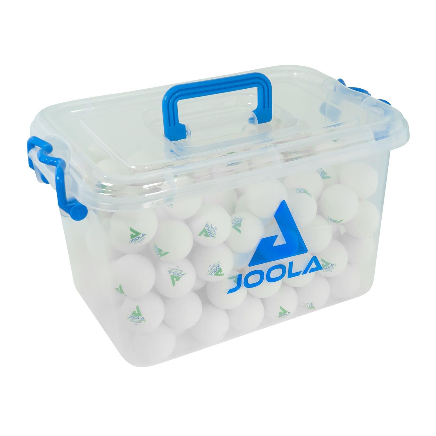 JOOLA Tischtennisball Training 40+ - Detailaufnahme des Griffbereichs für bessere Kontrolle.