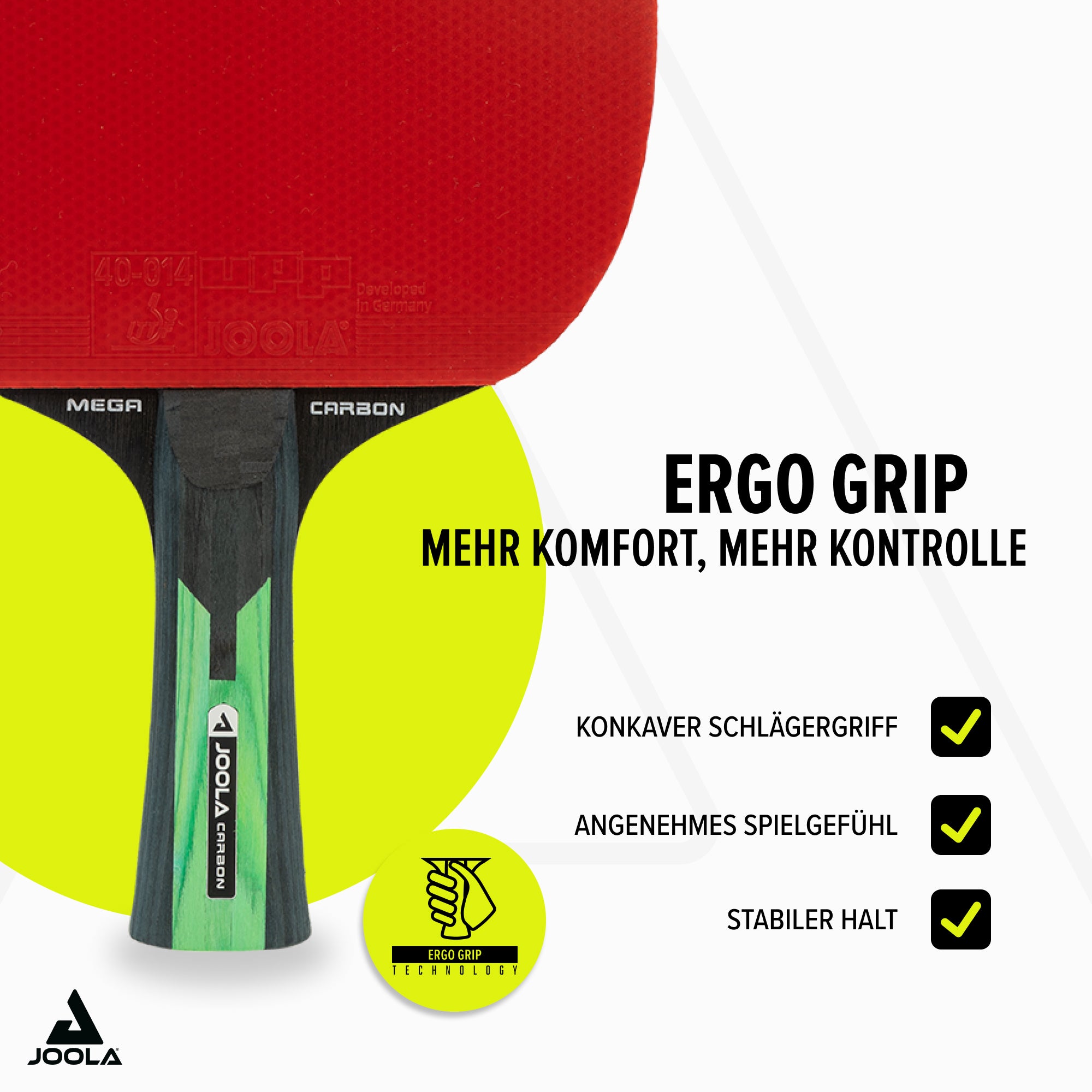 JOOLA RAQUETA DE TENIS DE MESA MEGA CARBON