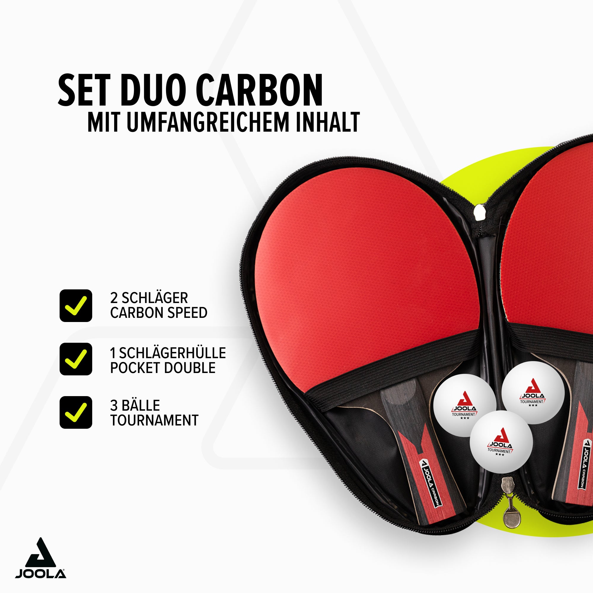 JOOLA SET DE PING-PONG DUO CARBON