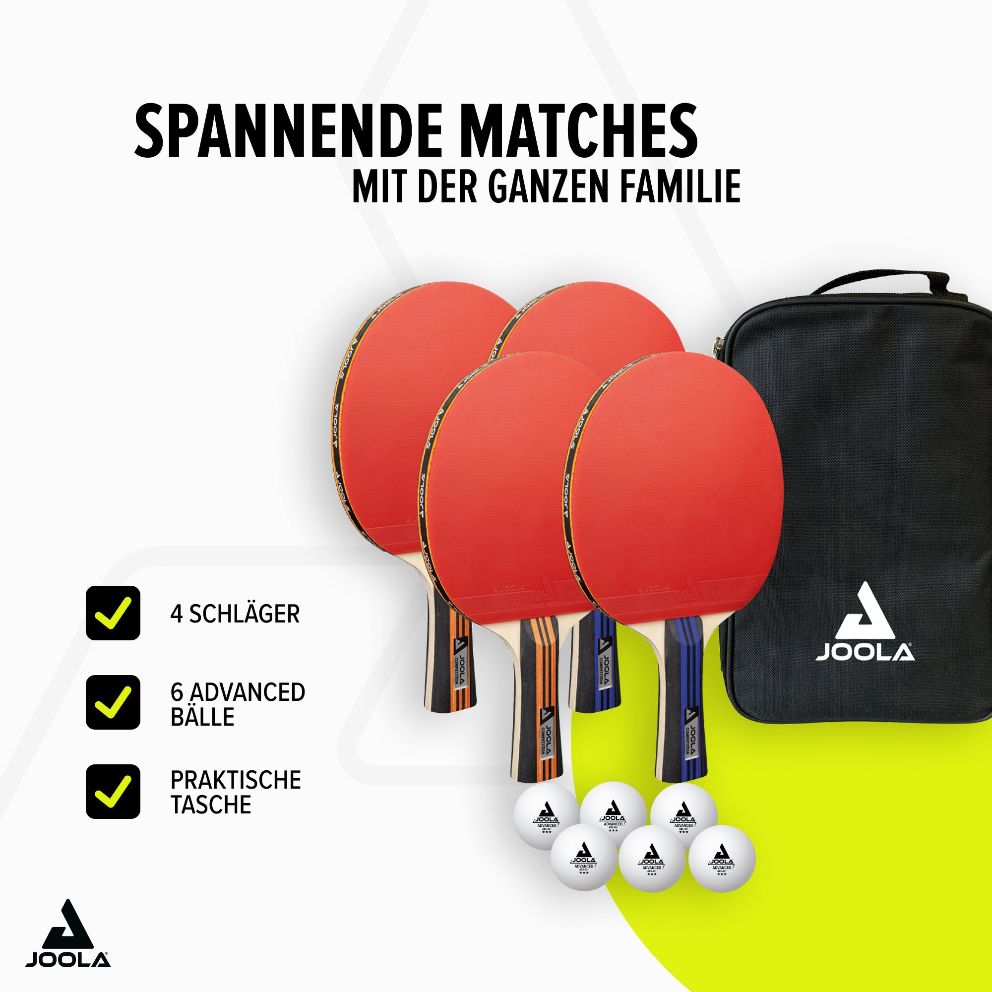 JOOLA SET DE PING-PONG JOOLA FAMILY ADVANCED