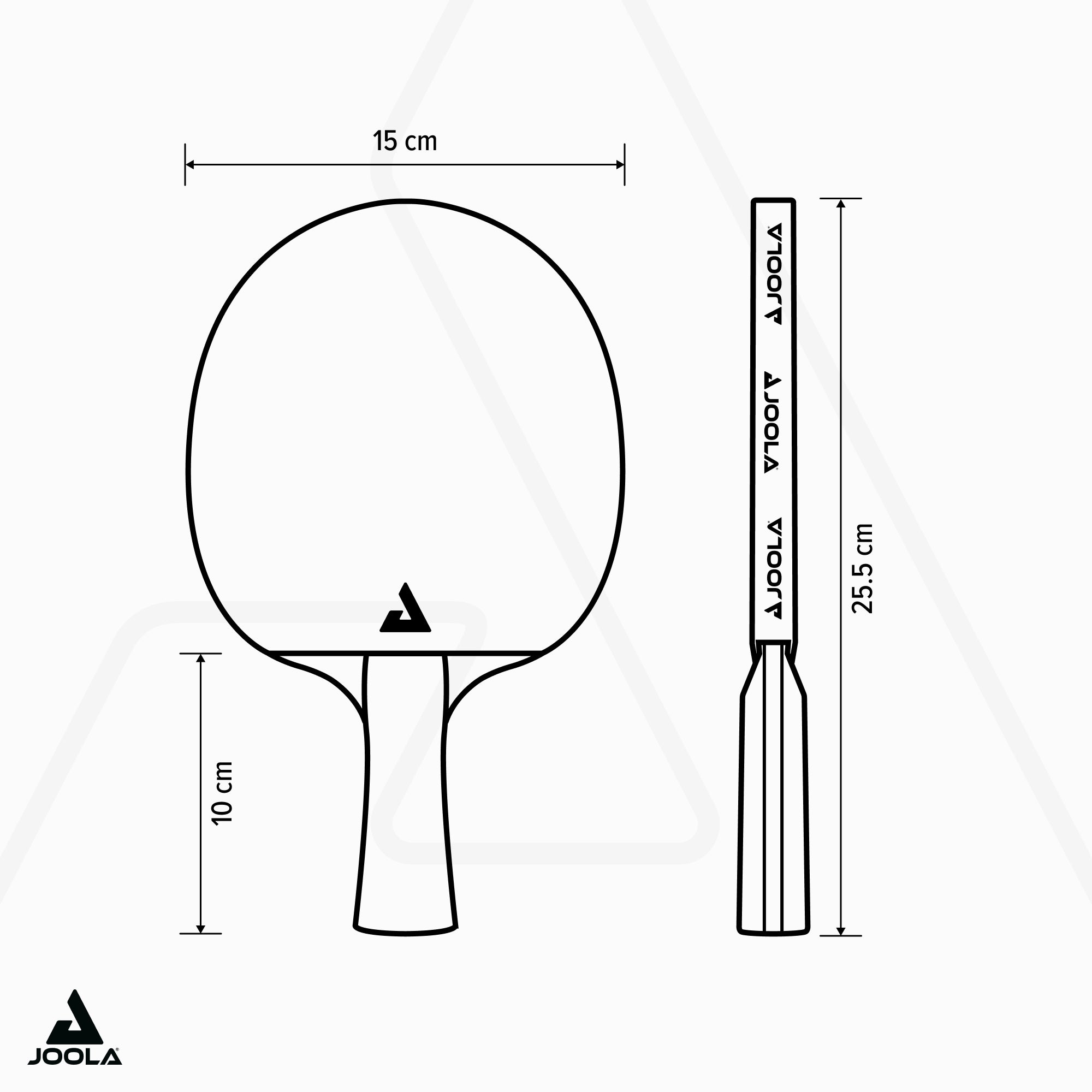 JOOLA SET DE PING-PONG NEGRO DUO PRO