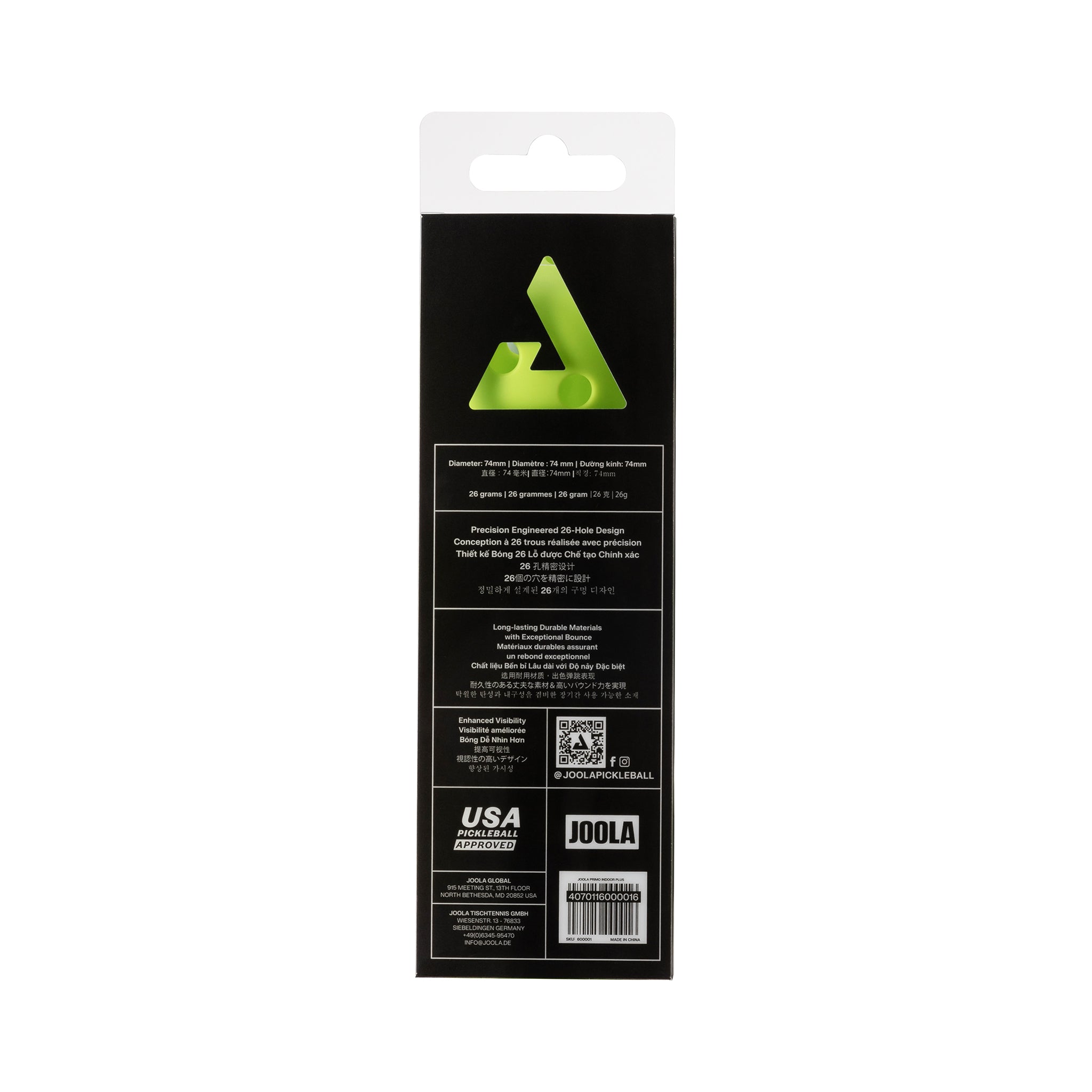 Joola Primo Indoor Plus (3 paquete)